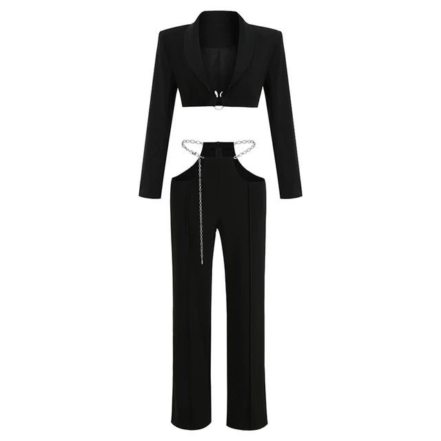 small vibration in steering wheel Blazer And Short Sleeve Pants Suit Ladies Sexy Ladies Blazer Suits Short  Sleeve Jacket And Business main image 0
