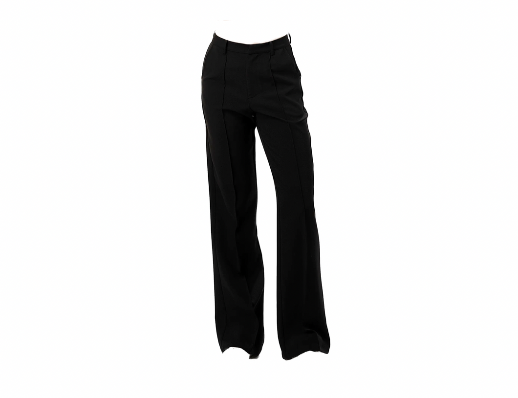 Front Seam Wide Leg Pants