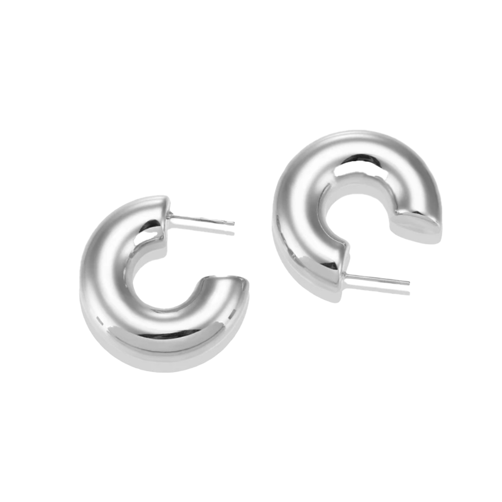 A Casual Pair | Silver Earrings