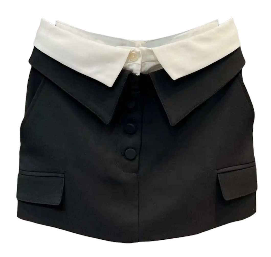 Tuxedo Skirt